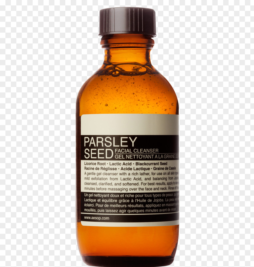 Parsley Root Aesop Fabulous Face Cleanser Product Seed Anti-Oxidant Serum PNG