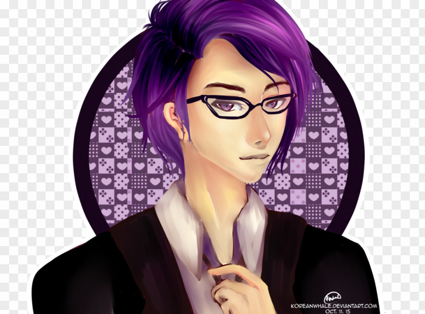 Purple Black Hair Coloring Brown PNG