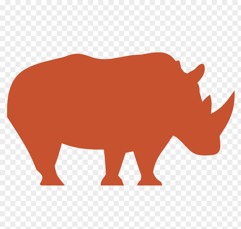 Wildlife Black Rhinoceros Social Media PNG