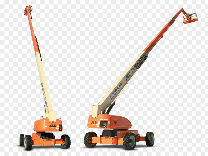 Boom Lift JLG Industries Aerial Work Platform Elevator Heavy Machinery Forklift PNG