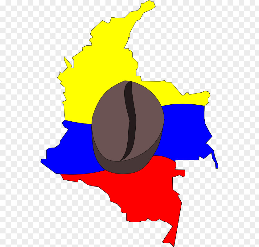 Colombia Vector Flag Of World Map PNG