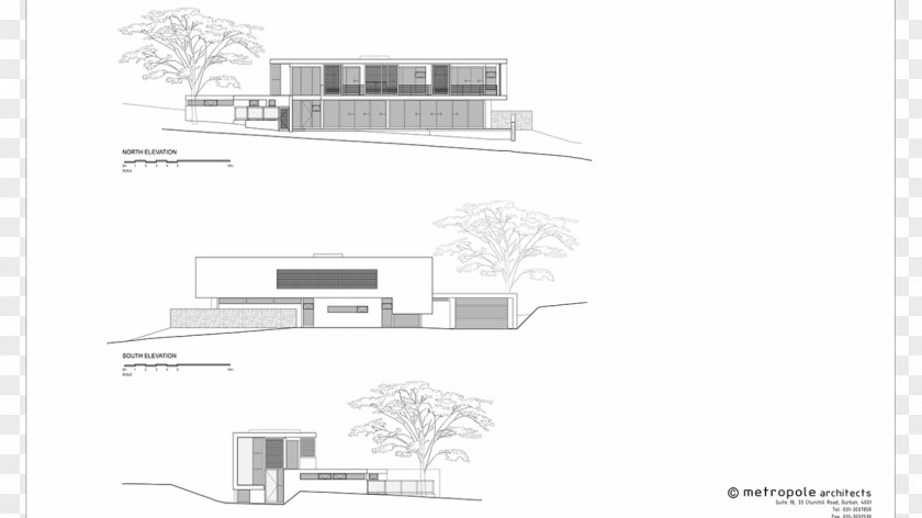 House Fallingwater Architecture Drawing PNG