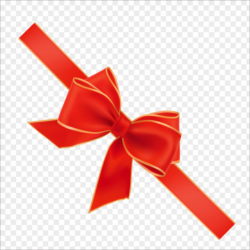 Ribbon Red Sticker PNG
