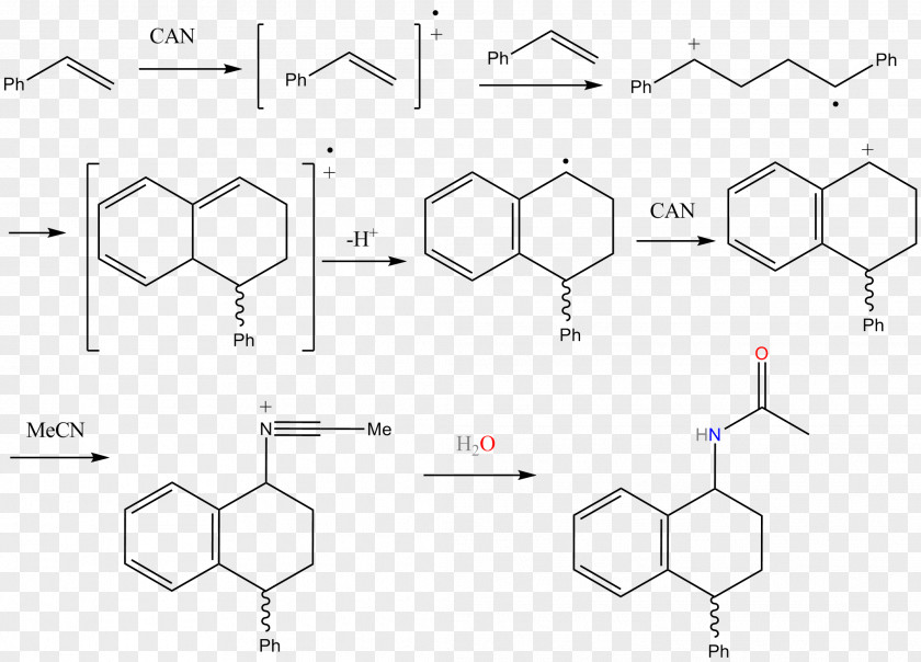 Tetralin Aryl Chemical Synthesis Amine Phenyl Group PNG