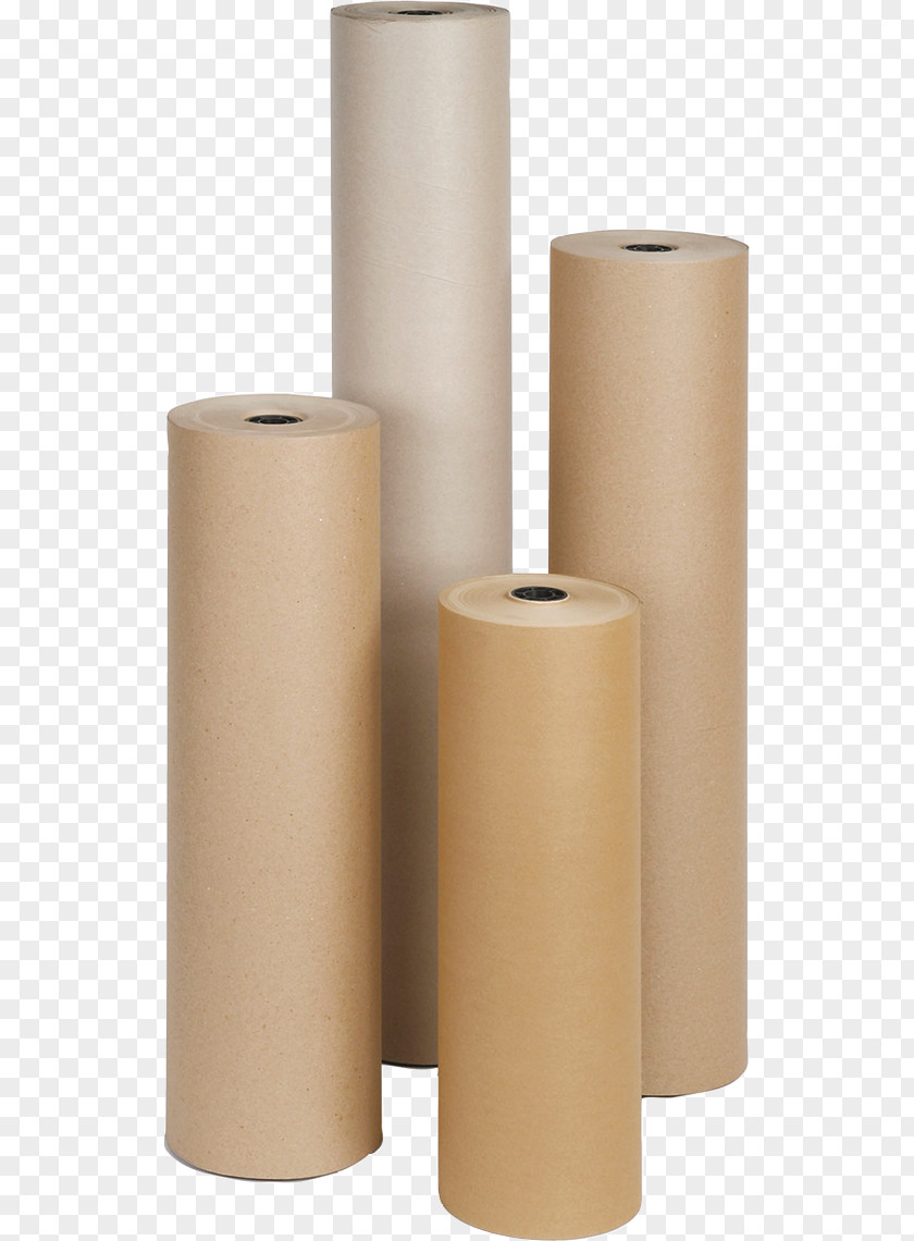 Beige Cylinder Material Property Packing Materials PNG