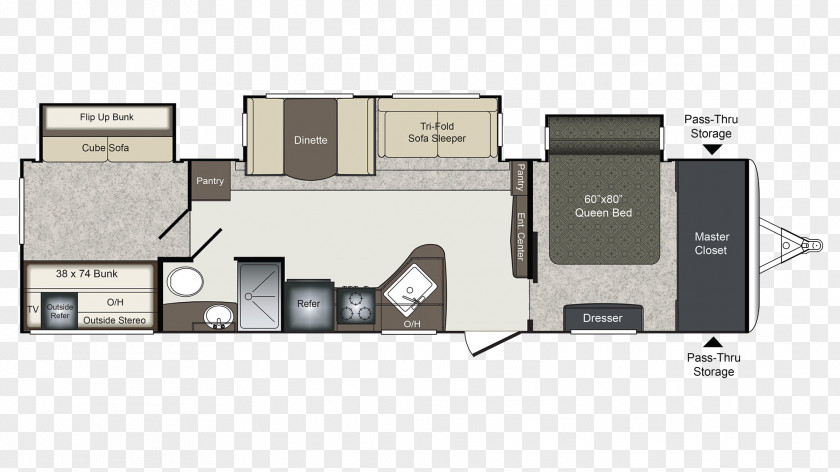 Caravan Campervans Floor Plan Trailer Keystone RV Co PNG