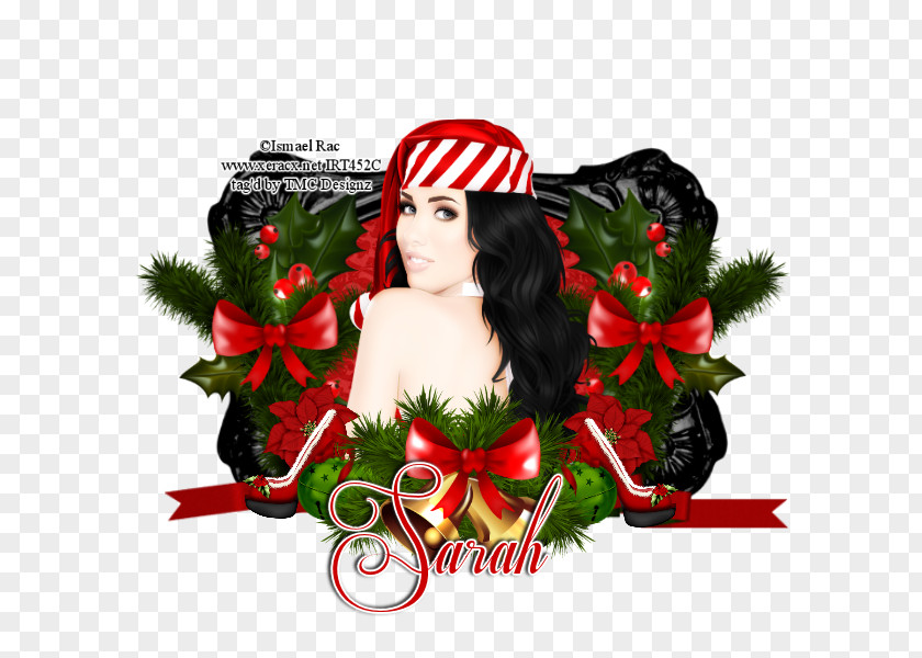 Naughty Christmas Ornament PNG