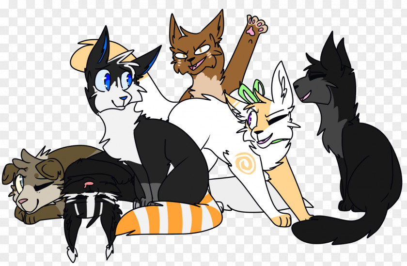 Squad Goals Kitten Cat Horse Canidae Dog PNG