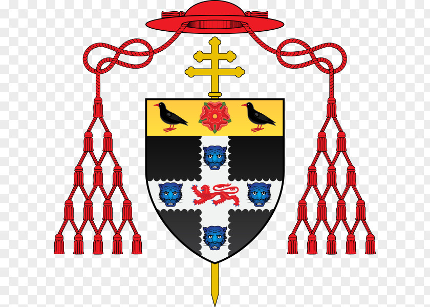 Coat Of Arms With Wolf Cardinal College Eltham Ordinance England Wikipedia PNG