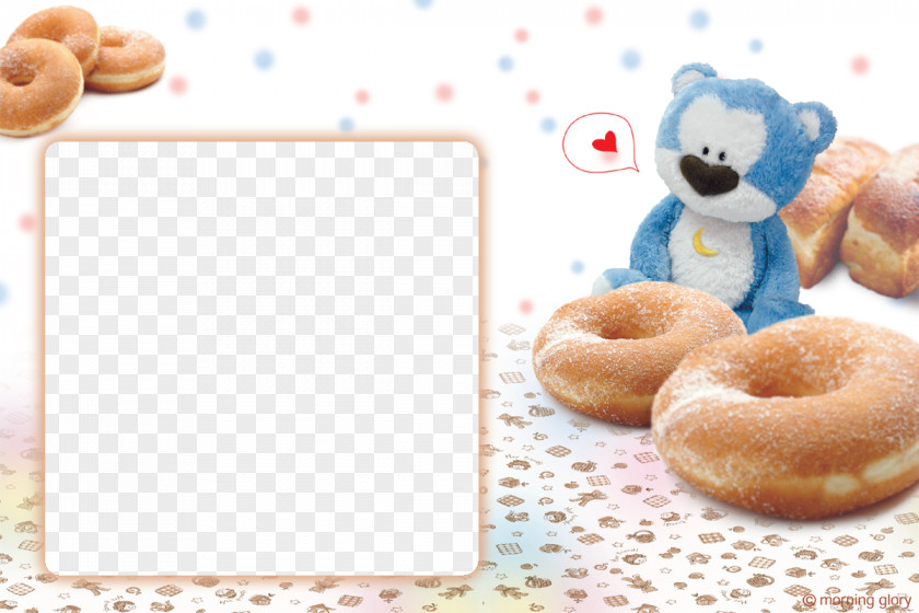 Donut Frame Doughnut Bear Clip Art PNG