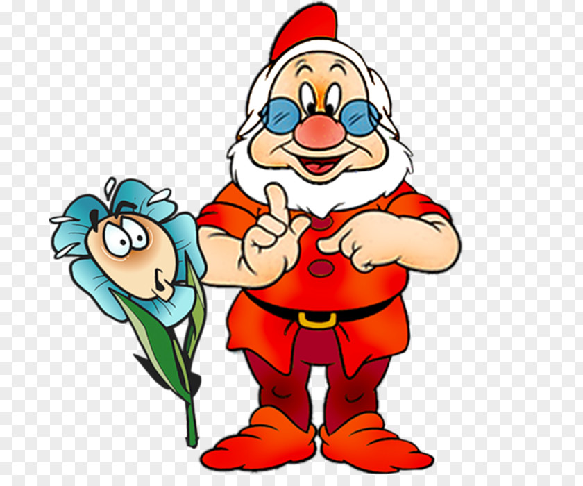 Gf Seven Dwarfs Dopey Sneezy Snow White PNG