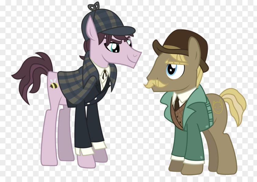 Leisure Coat Pony Sherlock Holmes Mycroft Dr. Watson Rarity PNG