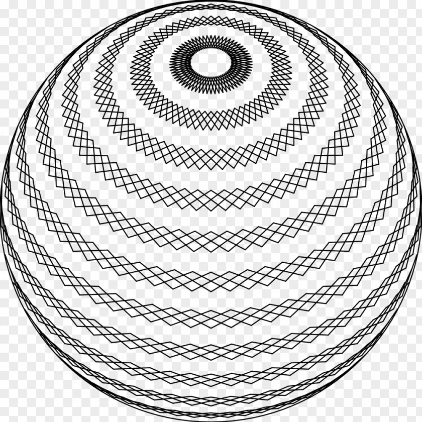Line Art Drawing Spiral PNG