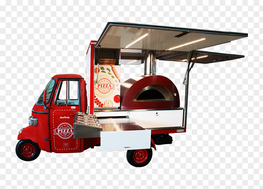 Pizza Piaggio Ape Street Food Motor Vehicle PNG
