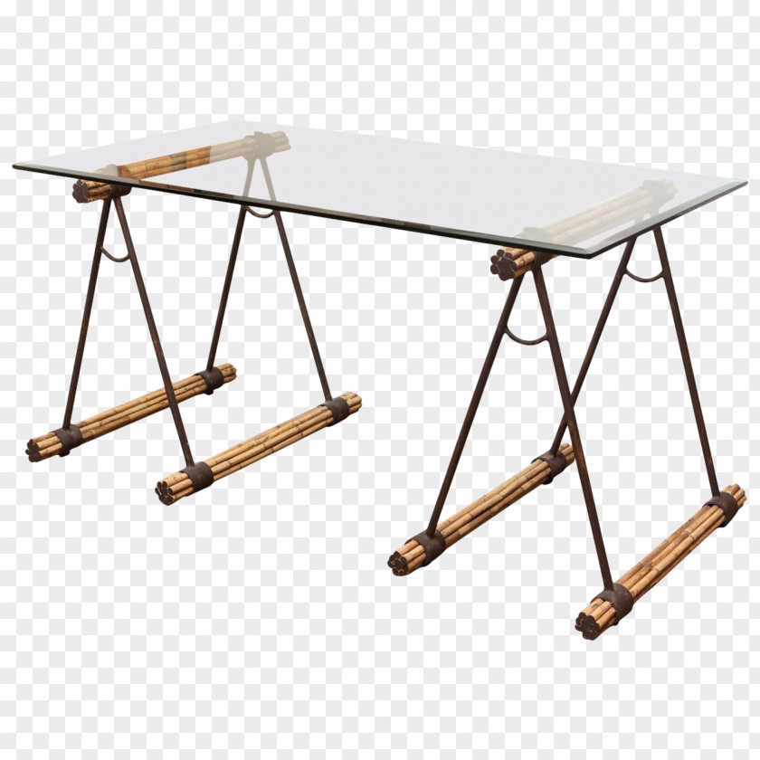 Table Writing Desk Saw Horses PNG
