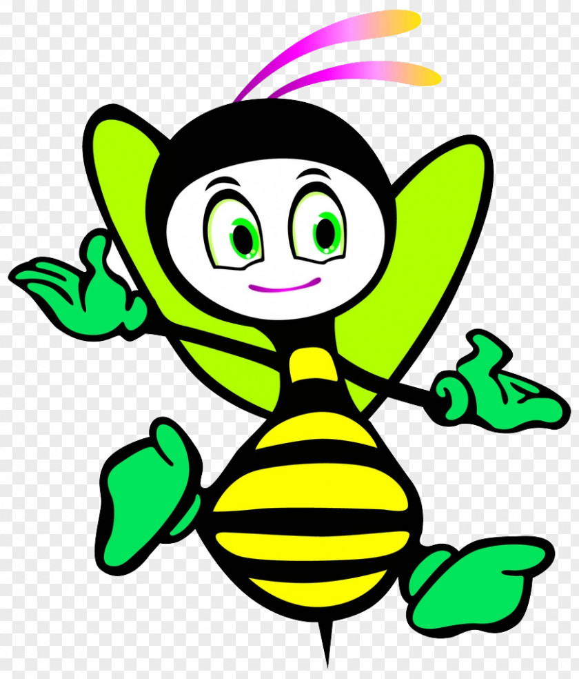 Cartoon Bee Apidae Clip Art PNG