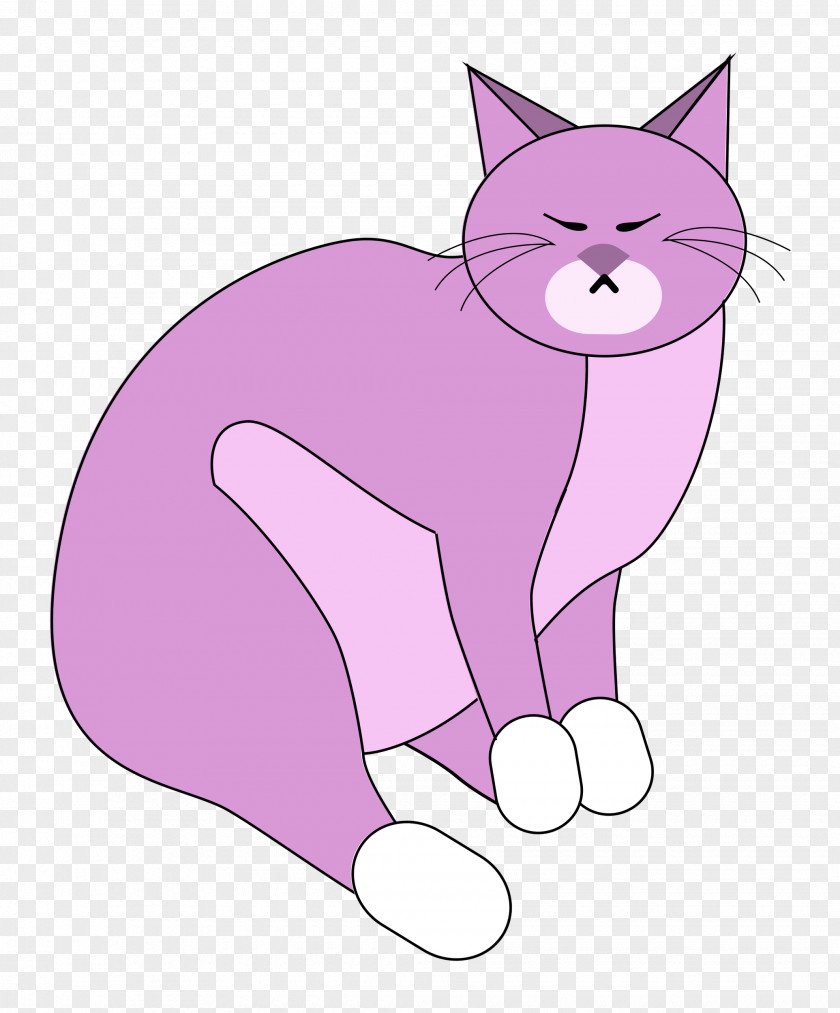 Cat Kitten Lilac / M Lilac / M Snout PNG