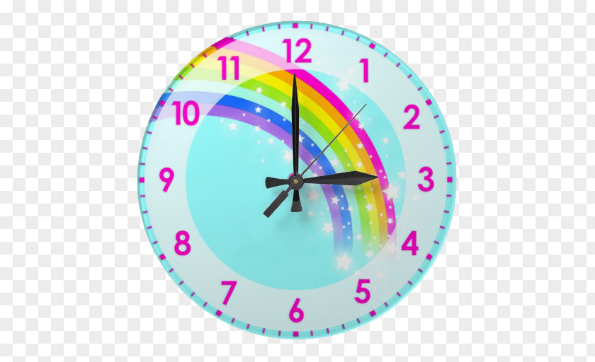 Clock Bedroom Nursery Wall PNG