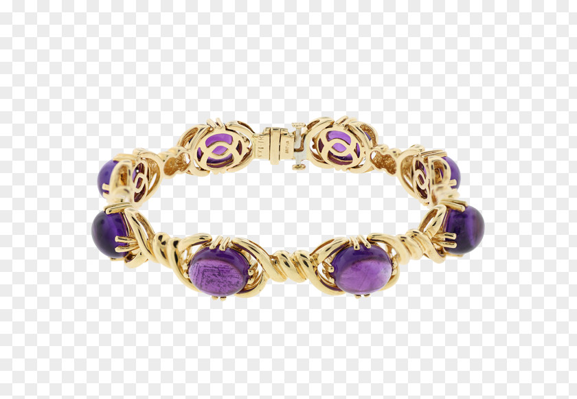 Cobochon Jewelry Amethyst Bracelet Body Jewellery PNG