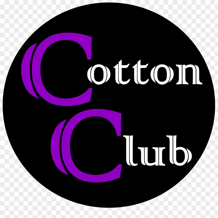 Cotton Club Logo Brand Product Design Font PNG