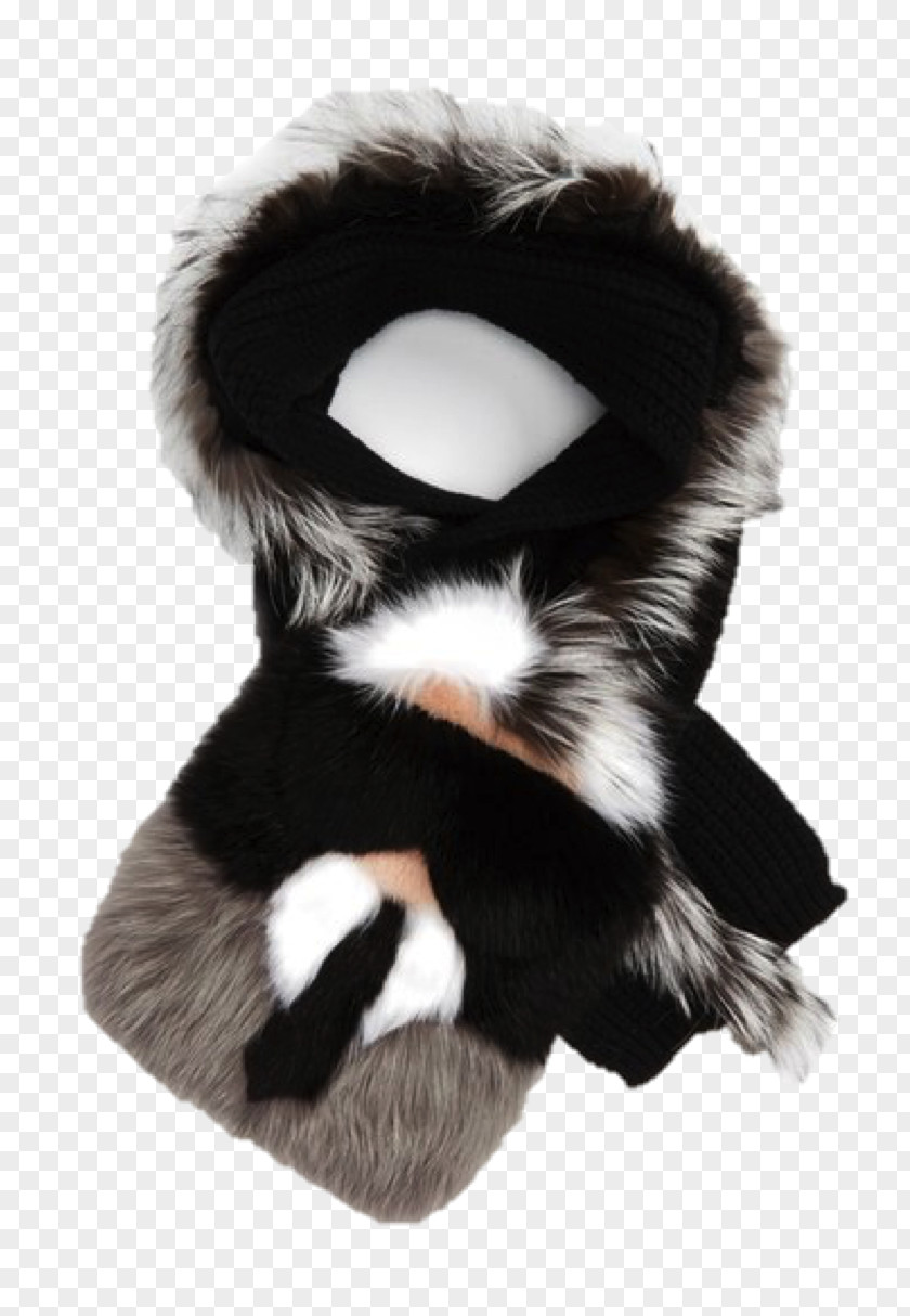 Fur Scarf Clothing Fendi Coat PNG