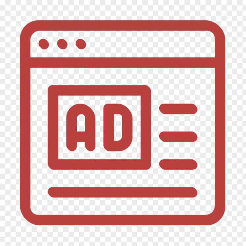 Logo Rectangle Ad Icon Marketing And Advertising Online PNG