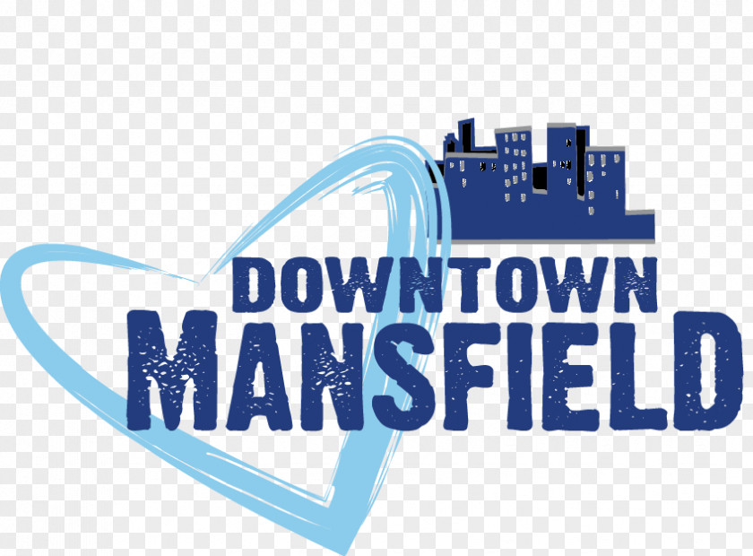 Mansfield District Downtown Mansfield, Inc. Brand Logo Blue Blog PNG