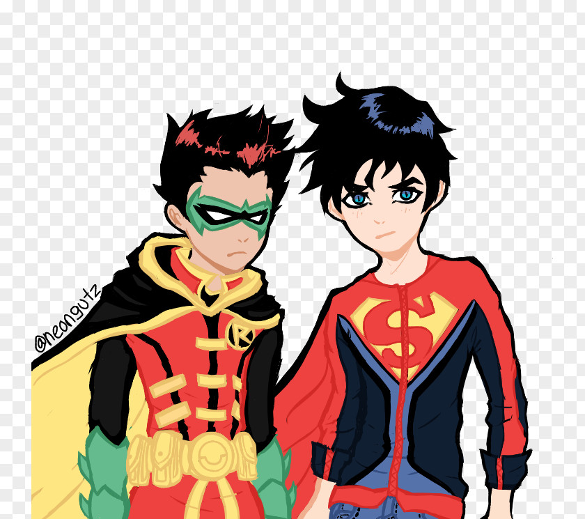 Much Wow Damian Wayne Jonathan Samuel Kent Super-Sons Superman Drawing PNG