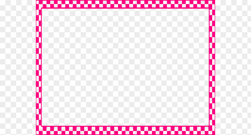 Pink Border Frame Pic Draughts Checkerboard Clip Art PNG