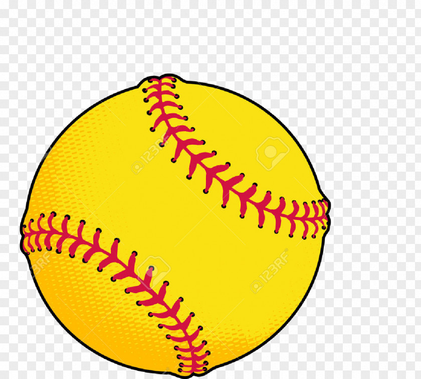 Yellow Ball Baseball Team Sport Game PNG