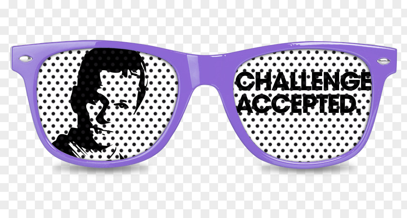 Challenge Accepted Goggles Sunglasses PNG