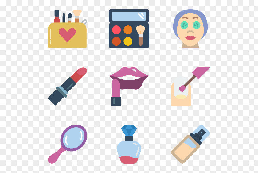 Icons Beauty Cosmetics Clip Art PNG