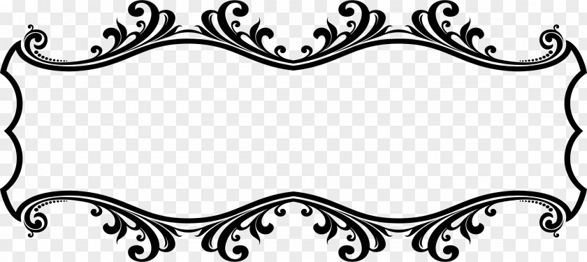 Line Border Decorative Arts Picture Frames Ornament Clip Art PNG