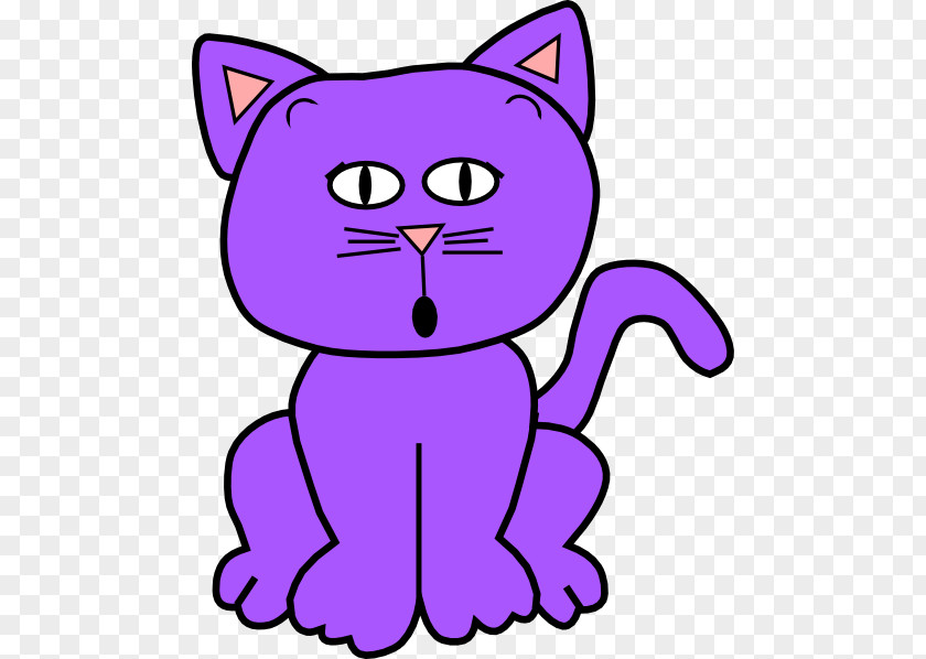 Cat Pink Kitten Clip Art PNG