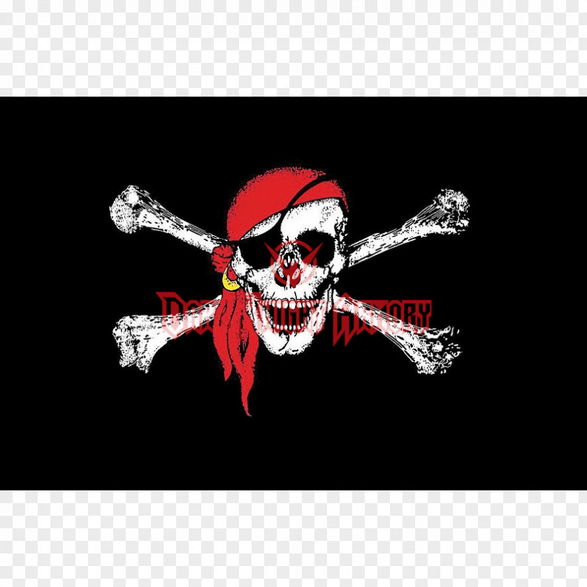 Flag Jolly Roger Of Wales Piracy Bandana PNG