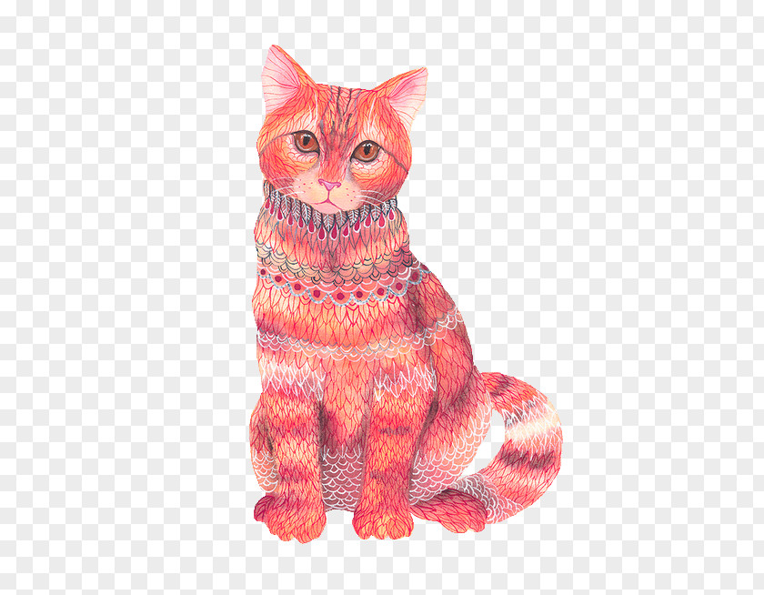 Kitten Tabby Cat Whiskers Art PNG