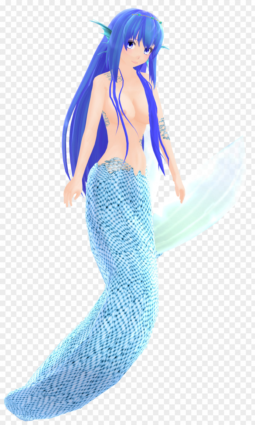 Mermaid MikuMikuDance Merman Hatsune Miku Vocaloid PNG