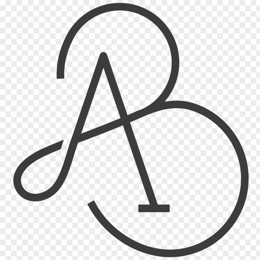 Modern Typography Logo Graphic Design PNG
