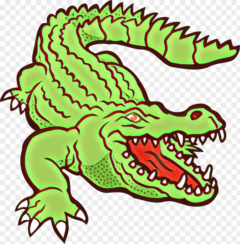 Nile Crocodile Reptile Dragon Drawing PNG