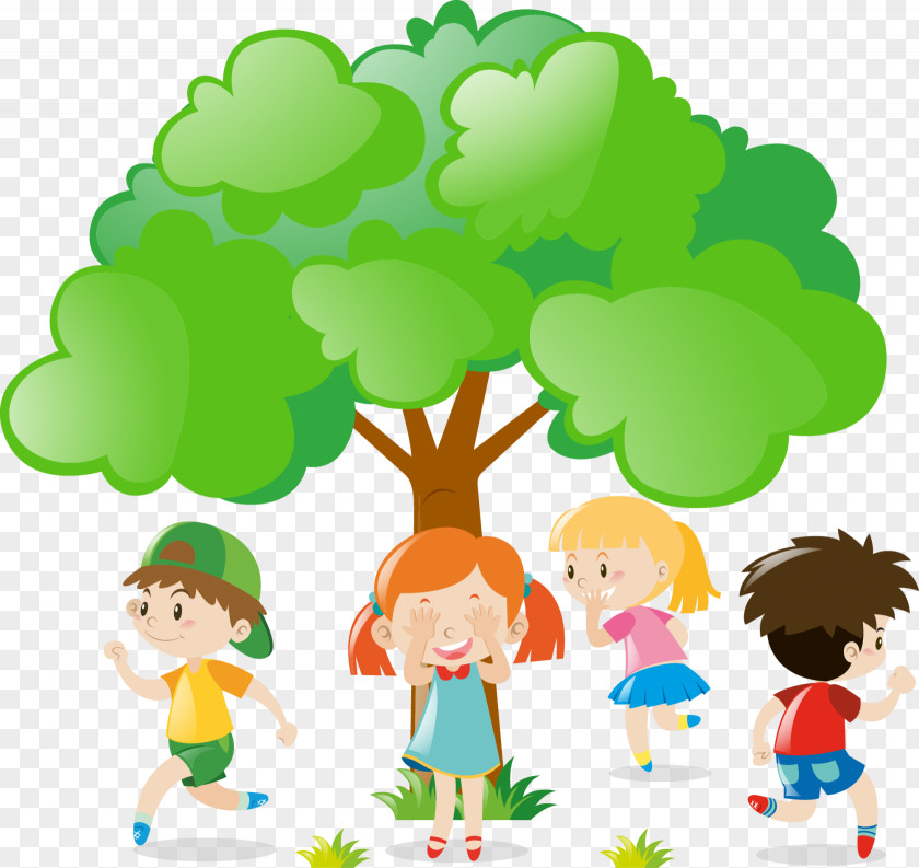 Outdoor Hide-and-seek Clip Art PNG