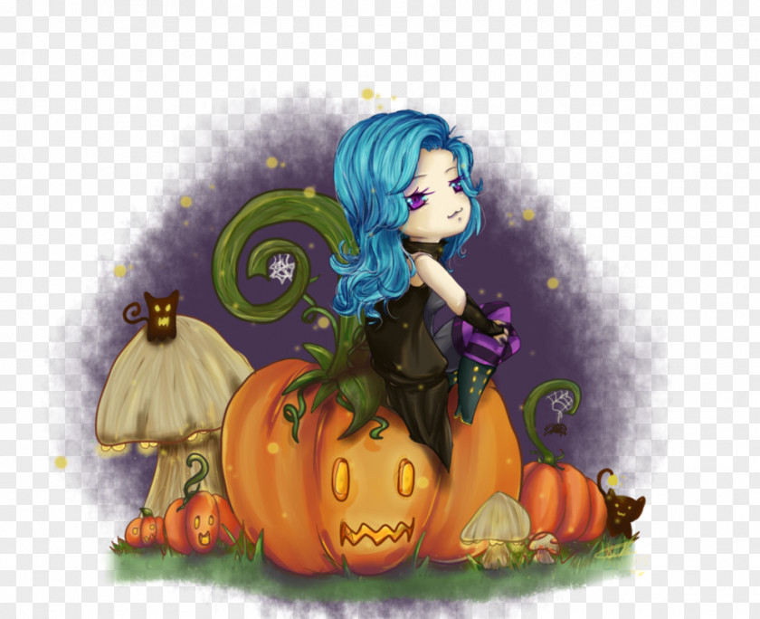 Pumpkin Patch Illustration Fairy Desktop Wallpaper Computer PNG