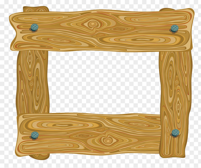 Wooden Frame Picture Frames Wood Clip Art PNG