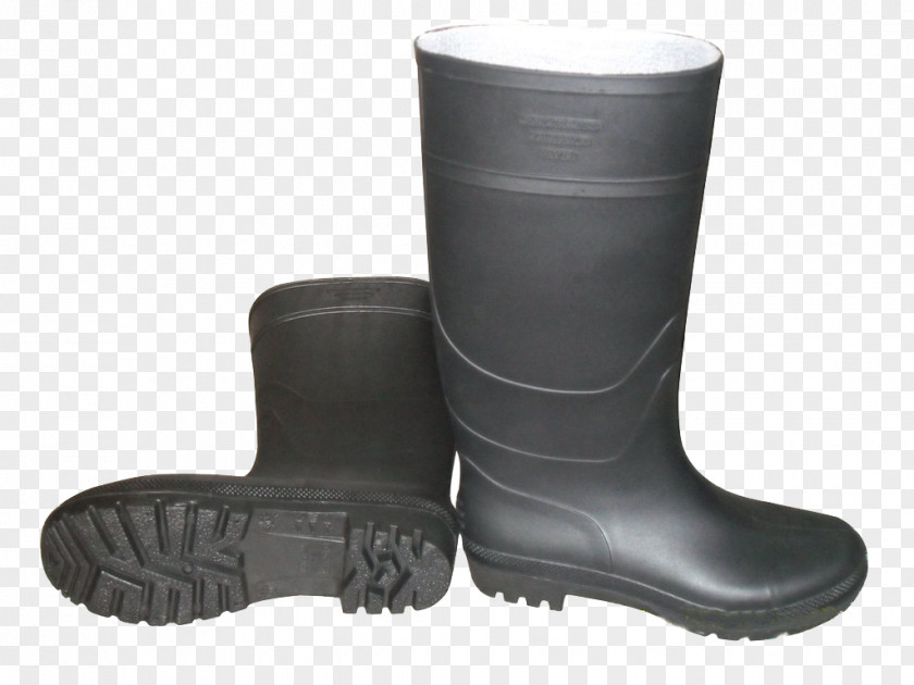 Black Rain Boots Wellington Boot Steel-toe Clothing Leather PNG
