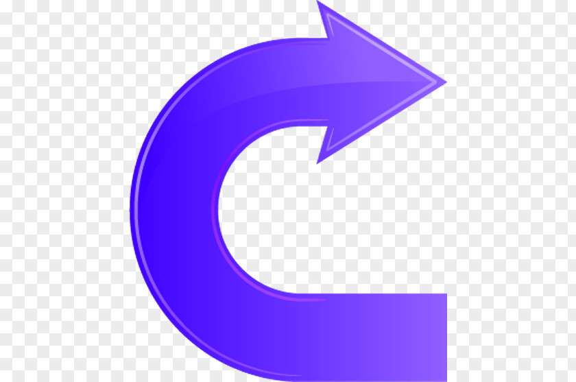 Electric Blue Symbol Arrow PNG