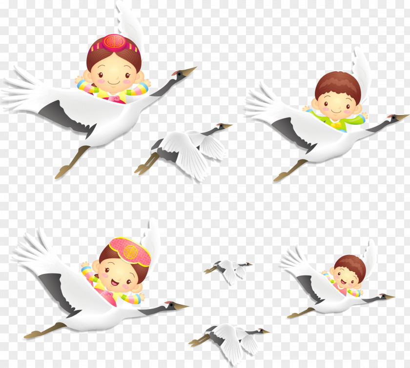 Fly In The Sky Flight Child Illustration PNG