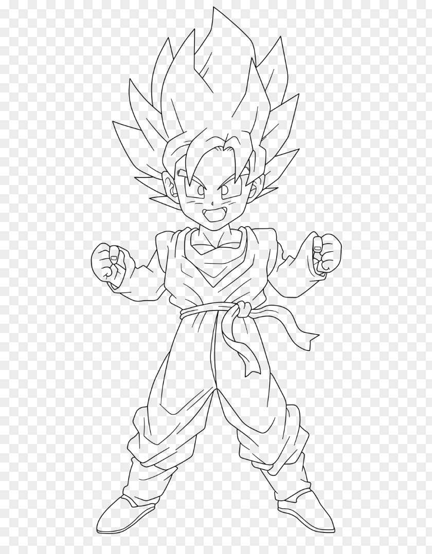 Goku Gotenks Trunks Majin Buu PNG