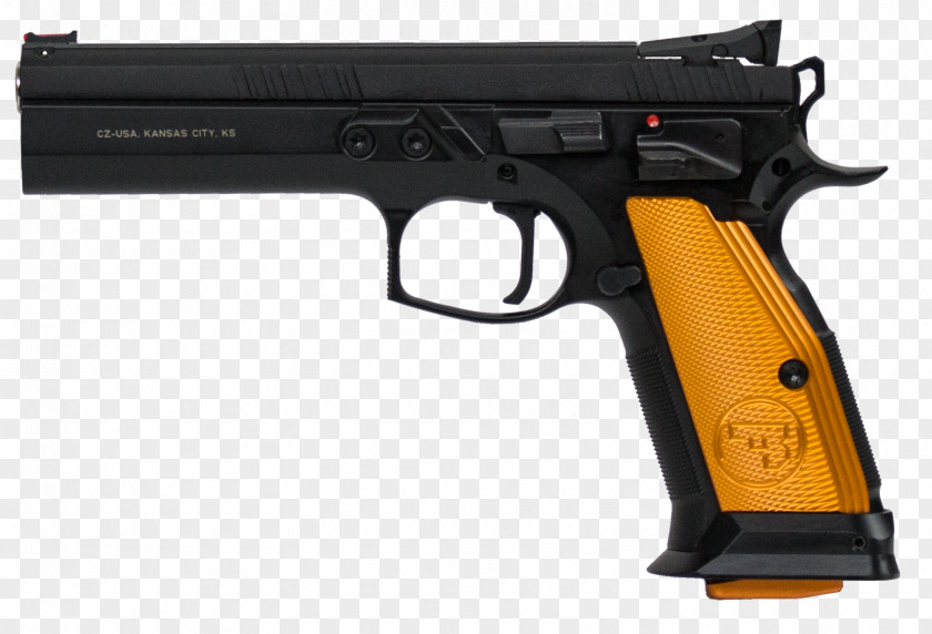 Handgun CZ 75 Tactical Sports Česká Zbrojovka Uherský Brod SP-01手枪 9×19mm Parabellum PNG