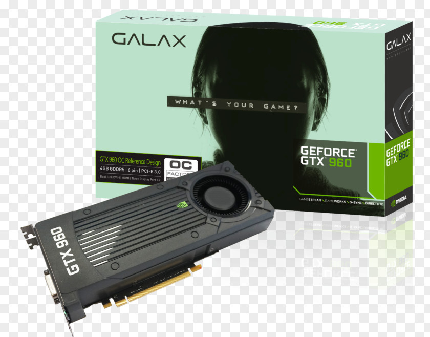Reference Box Graphics Cards & Video Adapters NVIDIA GeForce GTX 960 GDDR5 SDRAM PNG