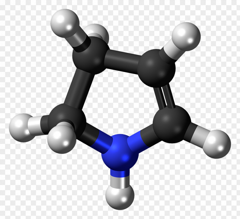 Molecule N-Methyl-2-pyrrolidone Chemical Compound Heterocyclic Organic PNG