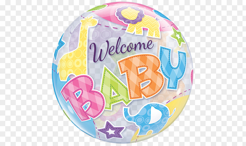 Welcome Baby Balloon Infant Shower Birthday Party PNG